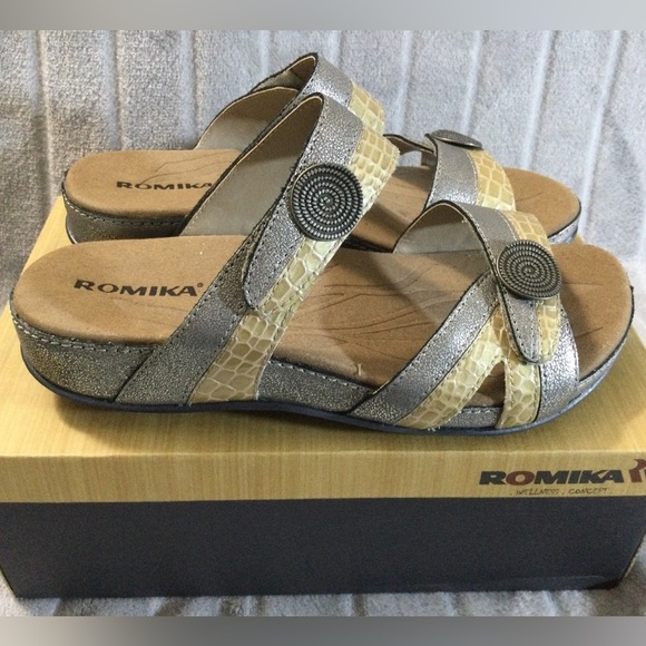 Romika Fidschi 22 Leather Sandals EU 37 US 6 to 6.5 - Picture 1 of 13